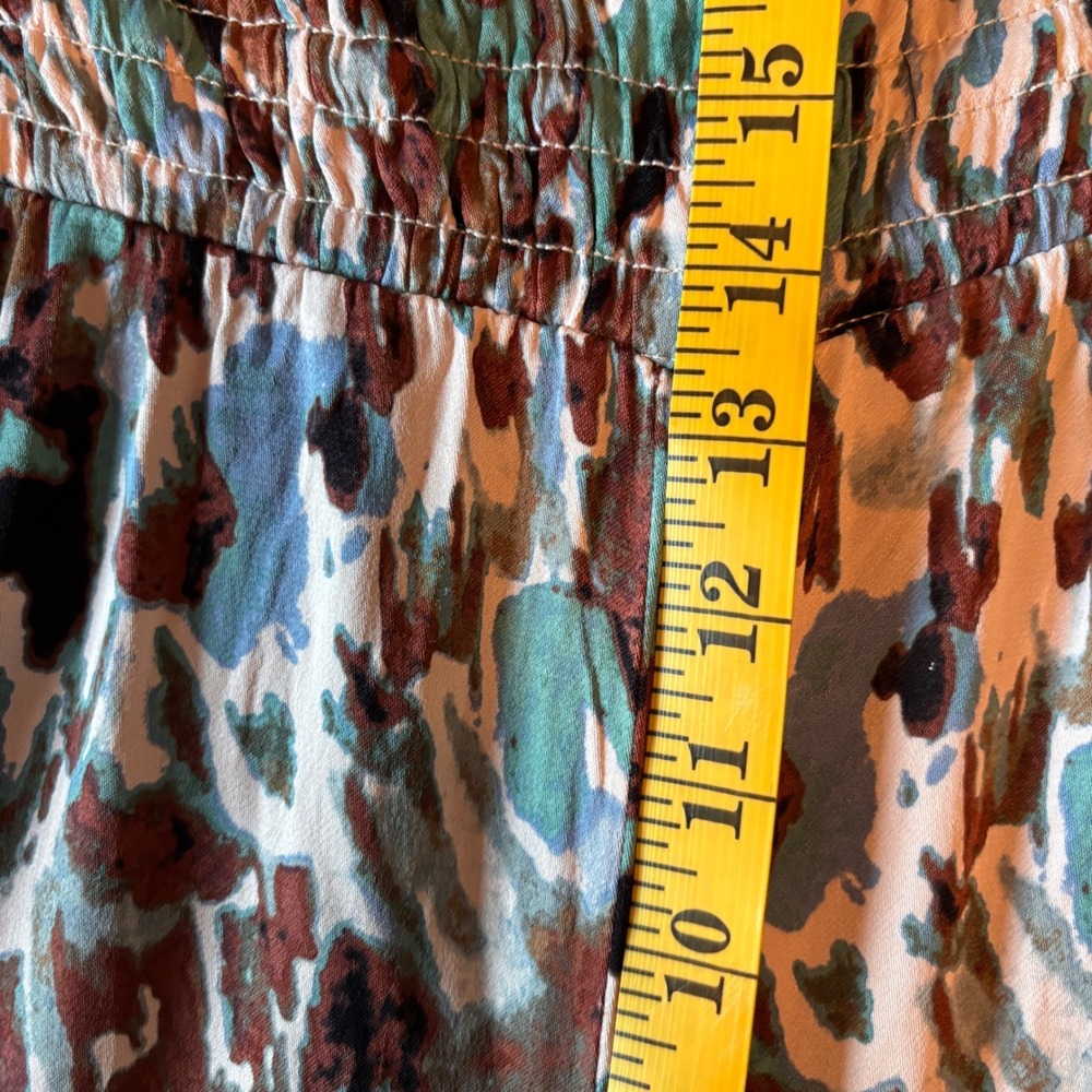 Anthropologie Somerset Jumpsuit Print 1X Abstract Boho Wide Leg Breezy - Picture 9 of 11